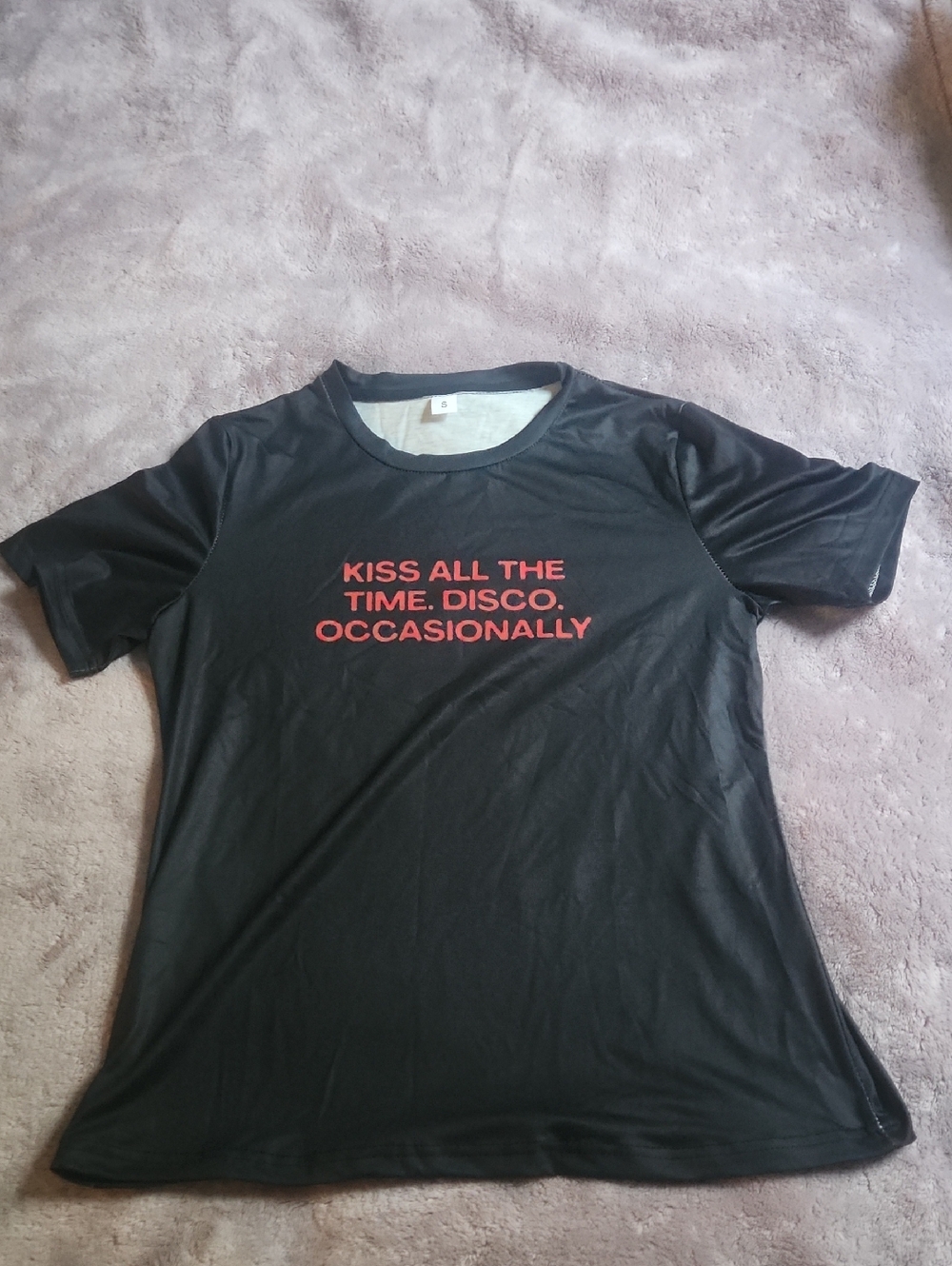 Harry Styles Tshirt - 'Kiss All The Time. Disco. Occasionally.'